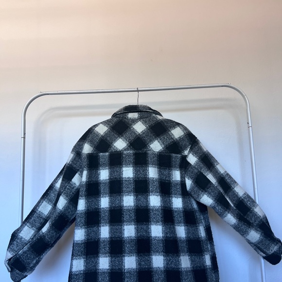 Levi's Black and White Checkered Jacket - Picture 2 of 3